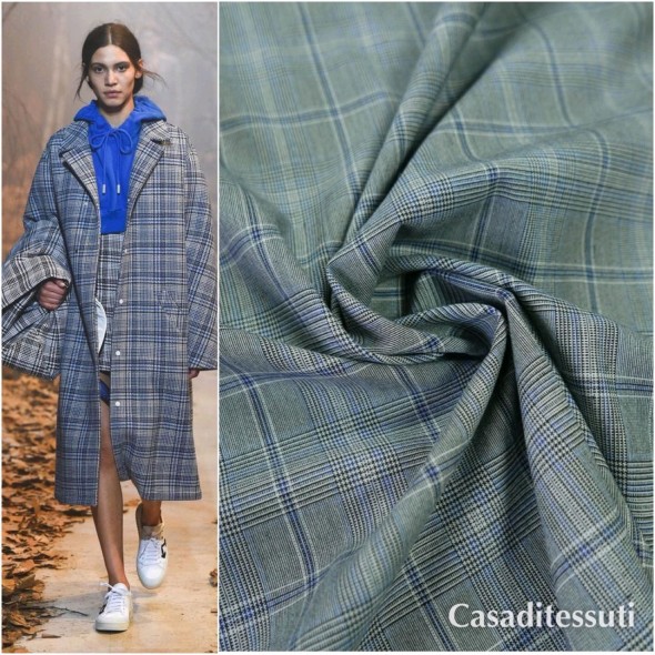 Ткань в клетку поливискоза