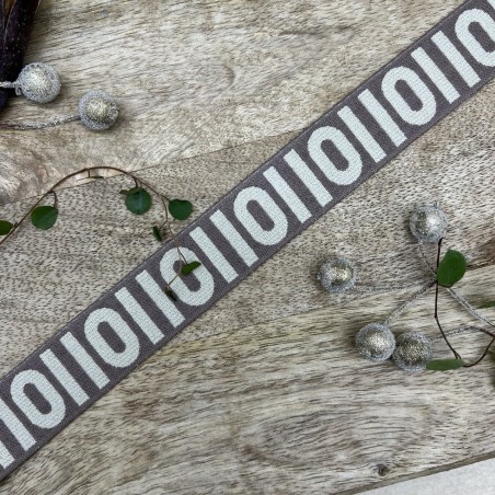 Резинка эластичная для пояса, бежевая, 2,5 см