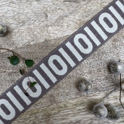 Резинка эластичная для пояса, бежевая, 2,5 см