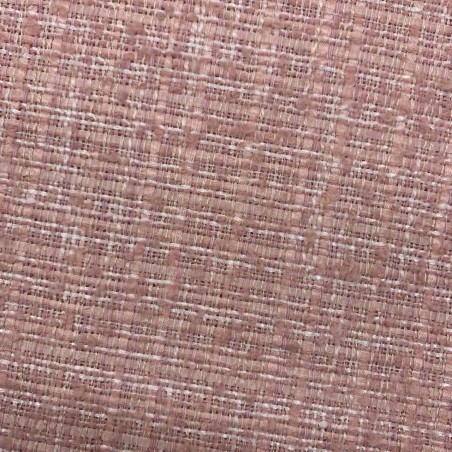 Твид нежно-розовый матовый без люрекса