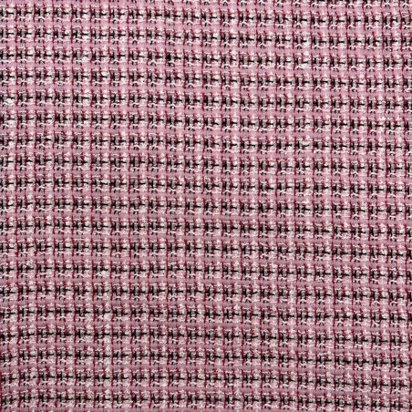 Стильный яркий твид в розовых тонах