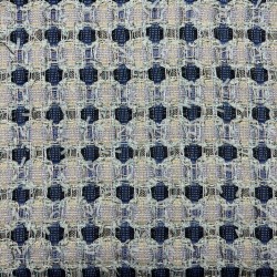 Твид многоцветный в сиренево-голубых тонах.