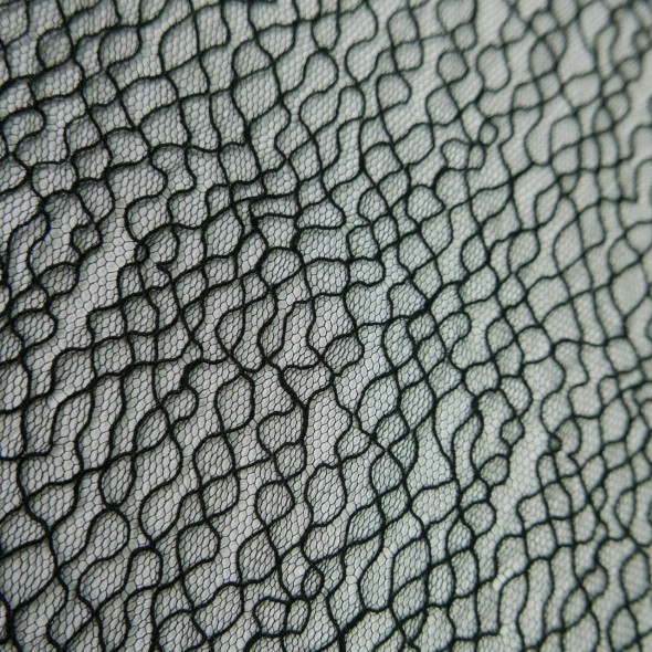 Ткань прозрачная сетка с абстрактным рисунком