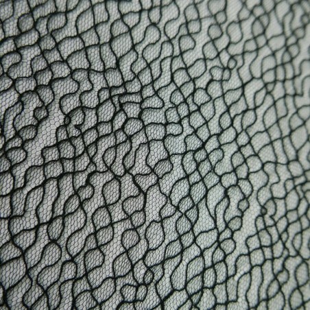 Ткань прозрачная сетка с абстрактным рисунком