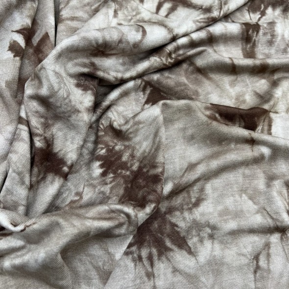 Трикотаж вискозный с принтом тай дай