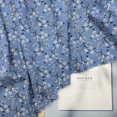 Ткань вискоза летняя с принтом