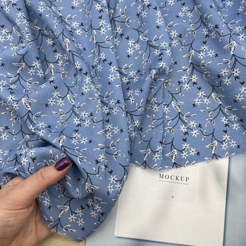 Ткань вискоза летняя с принтом