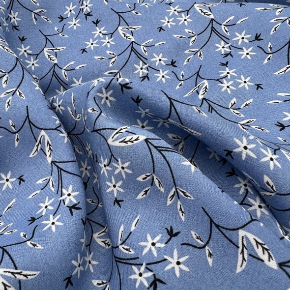 Ткань вискоза летняя с принтом