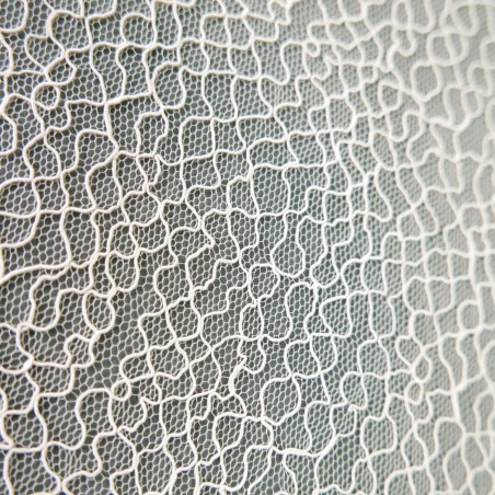 Ткань прозрачная сетка с абстрактным рисунком