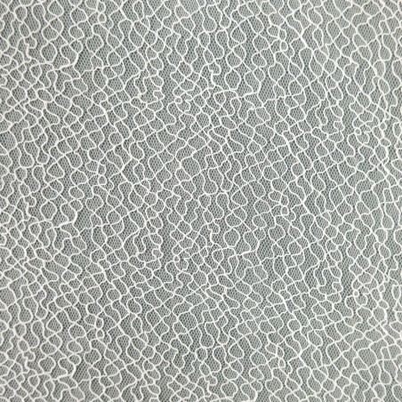 Ткань прозрачная сетка с абстрактным рисунком