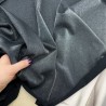 Трикотаж хлопок кулирная гладь с матовым блеском, чёрный
