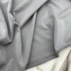 Трикотаж хлопок кулирная гладь с матовым блеском, серо-бежевый