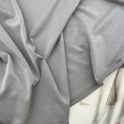 Трикотаж хлопок кулирная гладь с матовым блеском, серо-бежевый