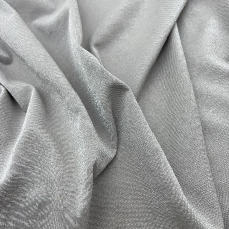 Трикотаж хлопок кулирная гладь с матовым блеском, серо-бежевый
