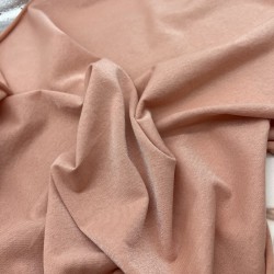 Трикотаж хлопок кулирная гладь с матовым блеском, персиковый