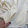 Трикотаж хлопок кулирная гладь с матовым блеском, сливочный
