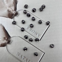 Пуговицы блузочные жемчуг на ножке со стразами, 9 мм