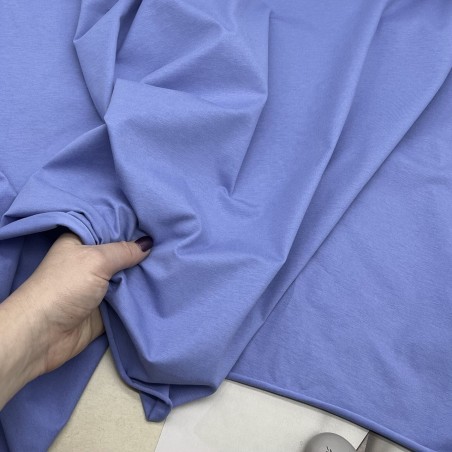 Трикотаж куличная гладь, для пошива футболки, сиреневый