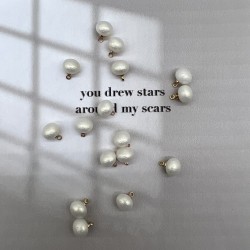 Пуговицы блузочные кремовый жемчуг на ножке, 9 мм