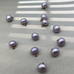 Пуговицы блузочные сиреневый жемчуг на ножке, 9 мм