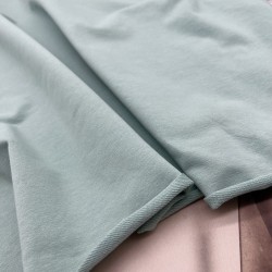 Трикотаж футер мятного цвета, 260 гр/м