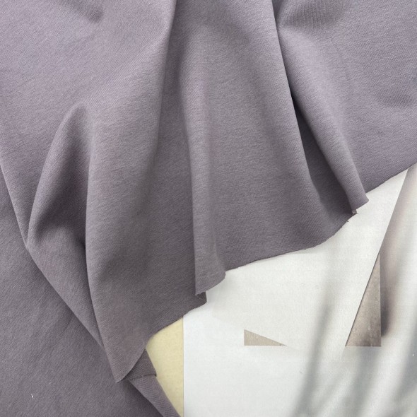 Трикотаж футер шоколадного цвета, 260 гр/м