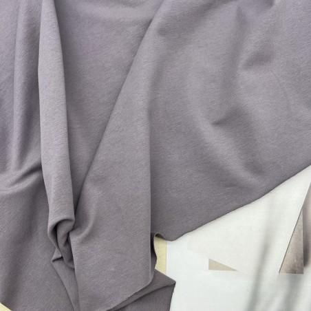 Трикотаж футер шоколадного цвета, 260 гр/м