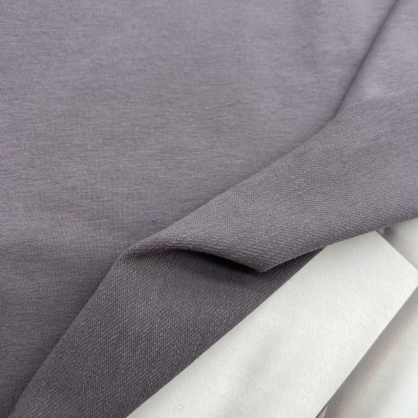 Трикотаж футер шоколадного цвета, 260 гр/м