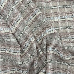 Твид в клетку в пастельных тонах