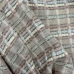 Твид в клетку в пастельных тонах