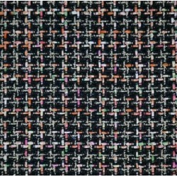 Твид с шифоновыми лентами