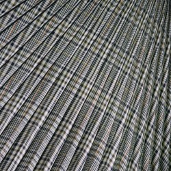 Плиссированная деталь для юбки в клетку