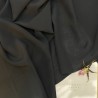 Ткань шёлк однотонный чёрный