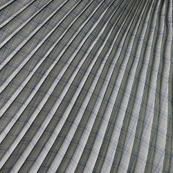 Плиссированная деталь для юбки в клетку