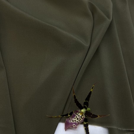 Ткань шёлк однотонный цвета хаки
