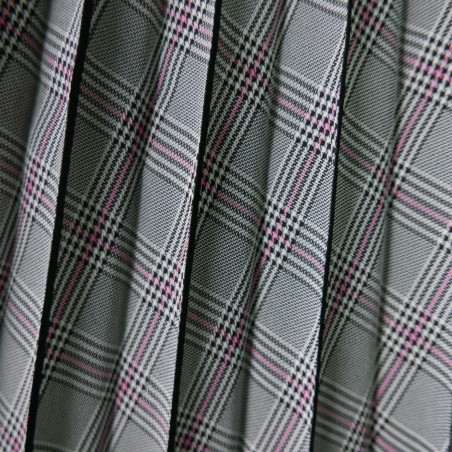 Плиссированная деталь для юбки в клетку