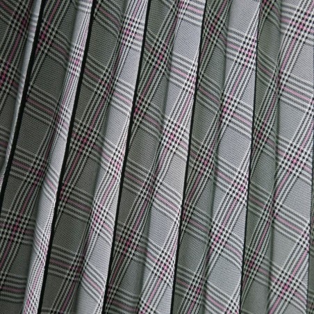 Плиссированная деталь для юбки в клетку