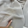Ткань шёлк однотонный серо-бежевый