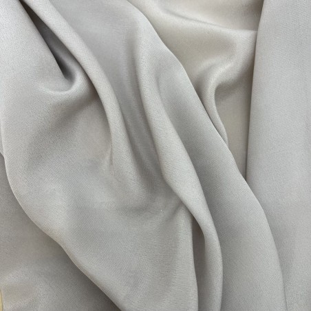 Ткань шёлк однотонный серо-бежевый