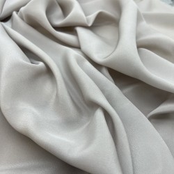 Ткань шёлк однотонный серо-бежевый