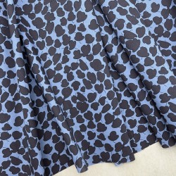 Ткань хлопок с растительным принтом