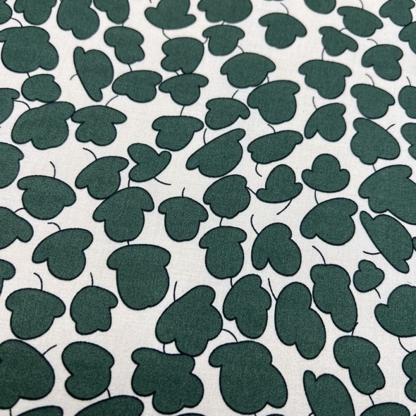 Ткань хлопок с растительным принтом