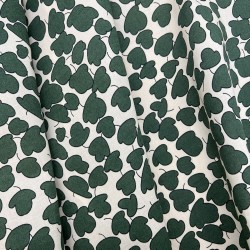 Ткань хлопок с растительным принтом