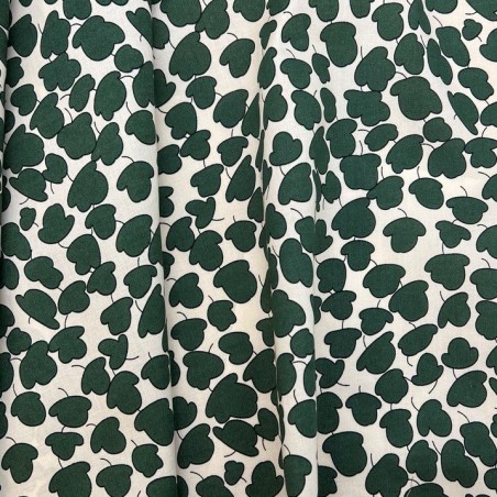 Ткань хлопок с растительным принтом