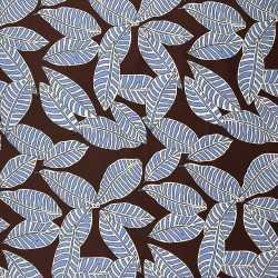 Ткань хлопок с растительным принтом