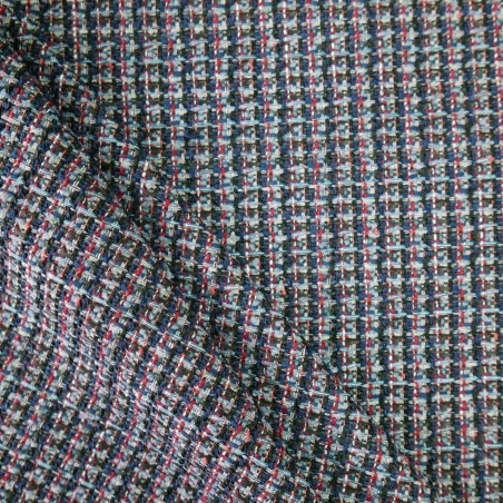 Твид меланжевый  с разноцветными нитями