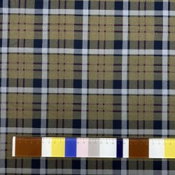 Ткань хлопок с принтом клетка