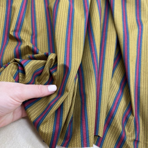 Ткань хлопок с принтом полоска