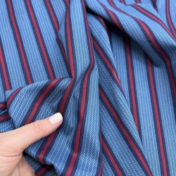 Ткань хлопок с принтом полоска