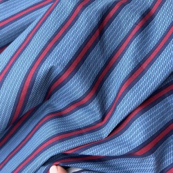 Ткань хлопок с принтом полоска